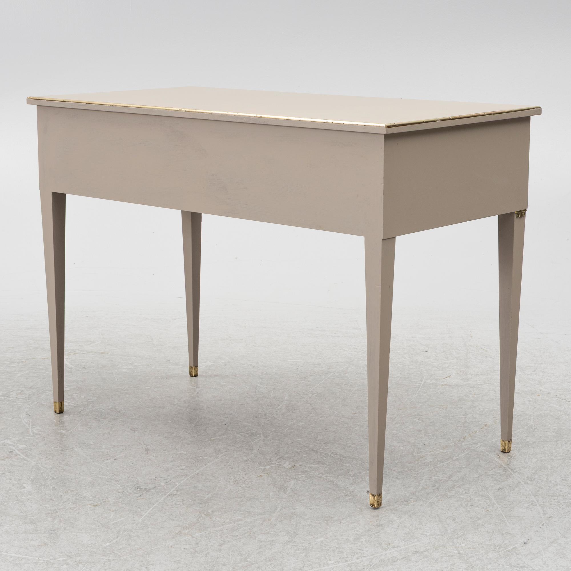 A Gustavian style ladies' writing desk, mid-20th century.