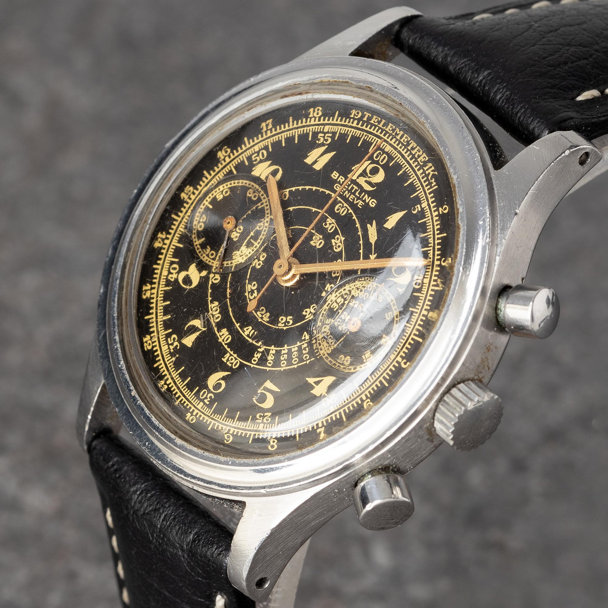 Breitling, "Clamshell", kronograf, ca 1940.