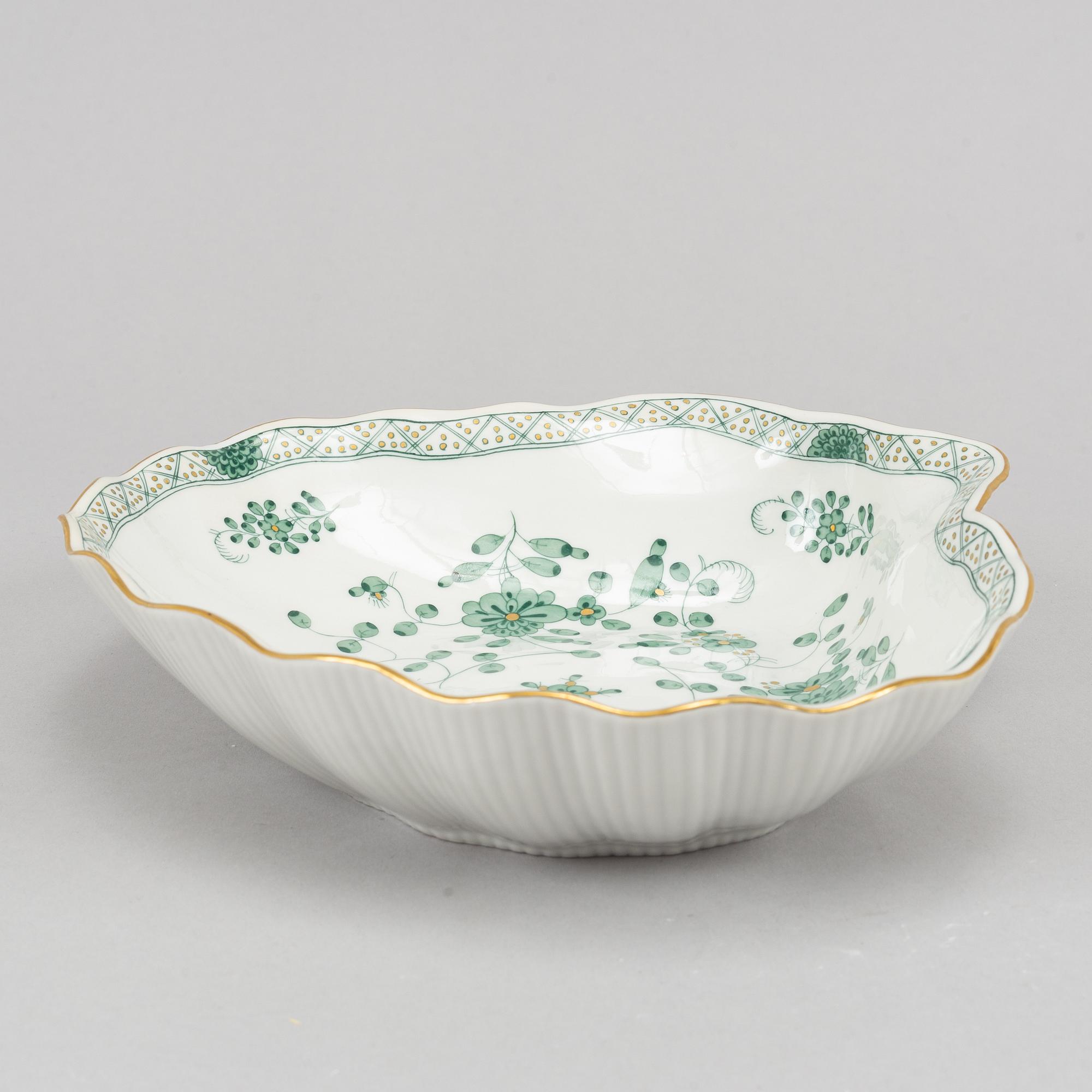 38 pieces, porcelain, Meissen, 1900's.