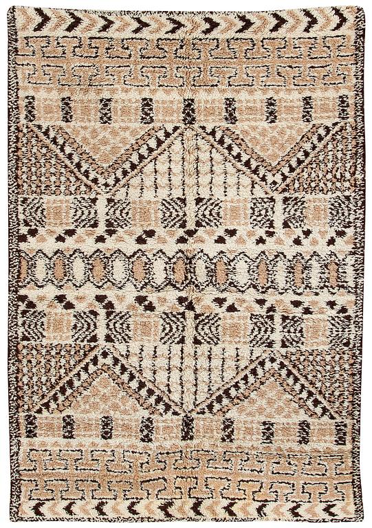 MATTA, Marocko, märkt på etikett 1967. Ca 200x136 cm.