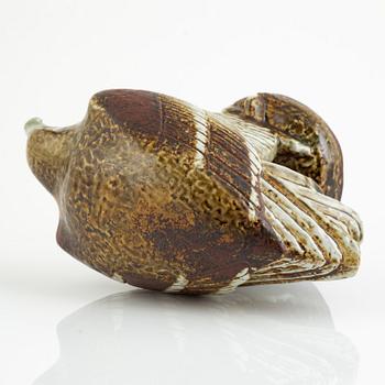 Lisa Larson, two figurines, 'Kungsörn' and 'Pilgrimsfalk', for Nordiska Kompaniet in cooperation with WWF, Gustavsberg.