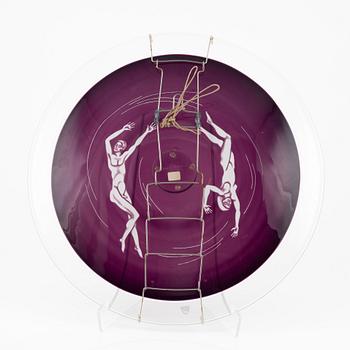 Olle Alberius, praktfat, Orrefors.