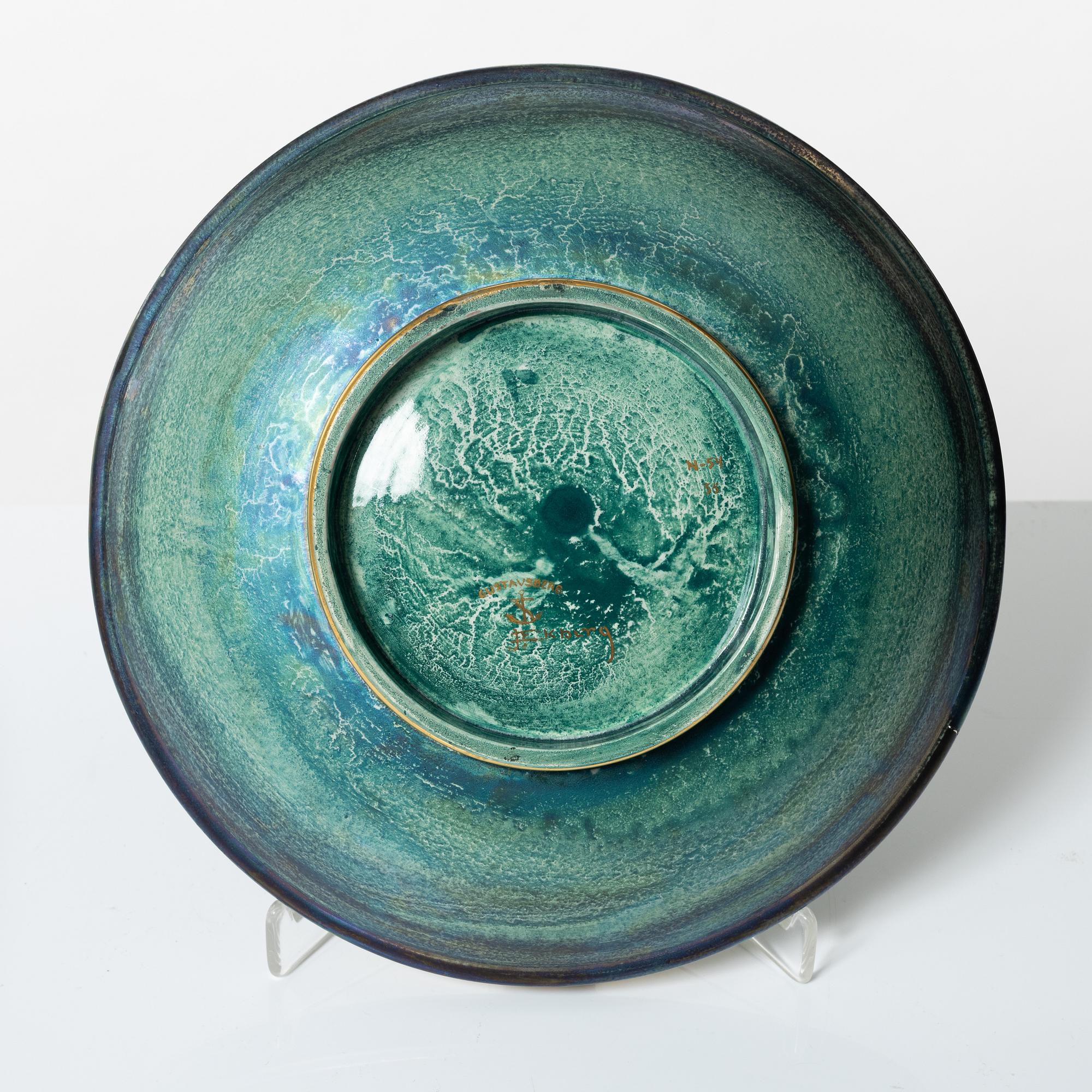Josef Ekberg, a stoneware bowl, Gustavsberg, Stweden, 1920s/30s.