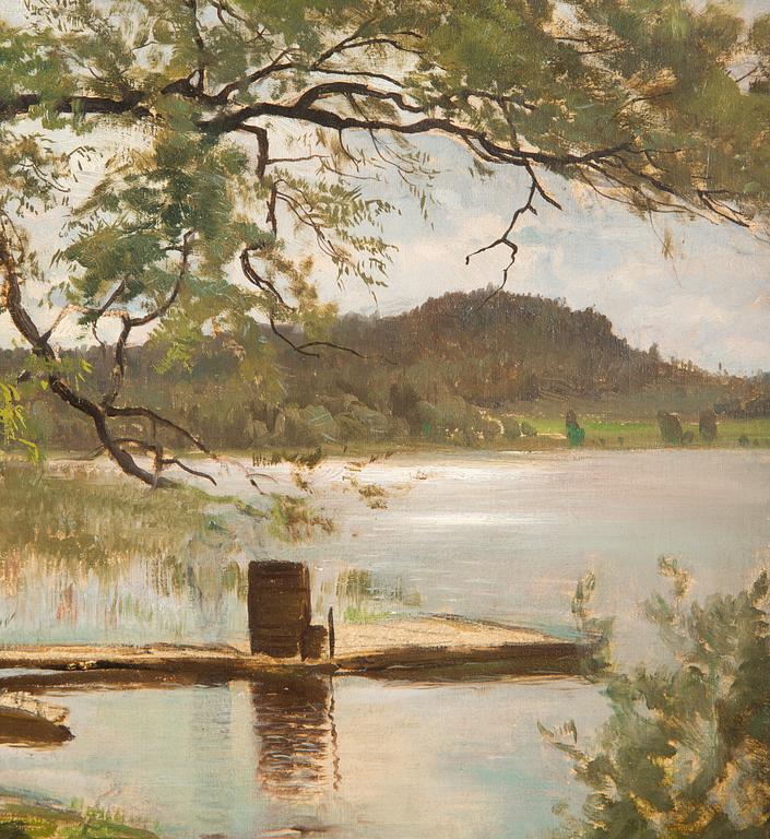 Hjalmar Munsterhjelm, Cottage by the shore.
