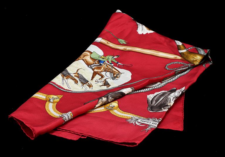 SCARF, siden, "La laisser courre", design Jean de Fougerolle, Hermès, Paris.