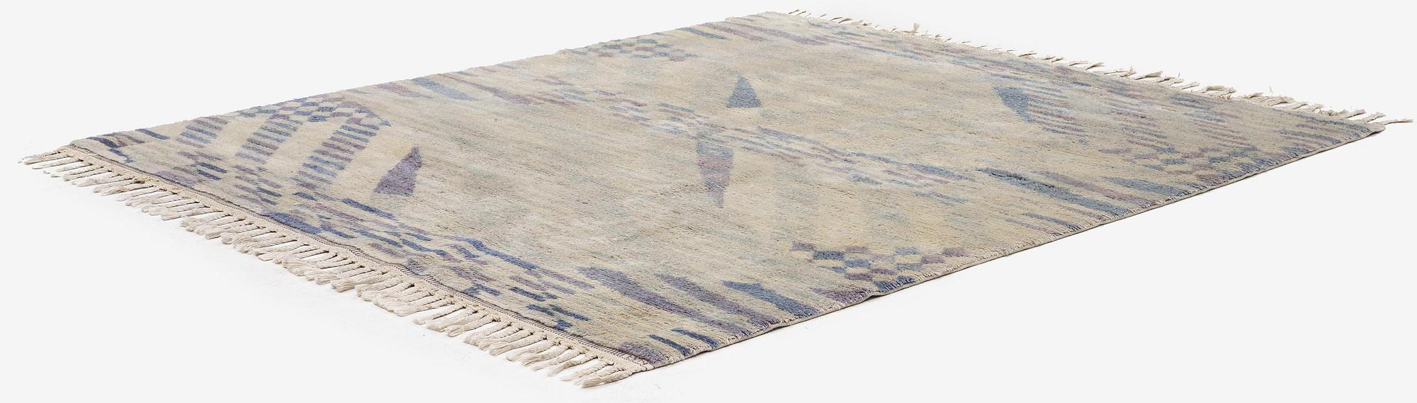 Barbro Nilsson, a carpet, 'Sandbotten', knotted pile, c. 215  x 186 cm, signed AB MMF BN.