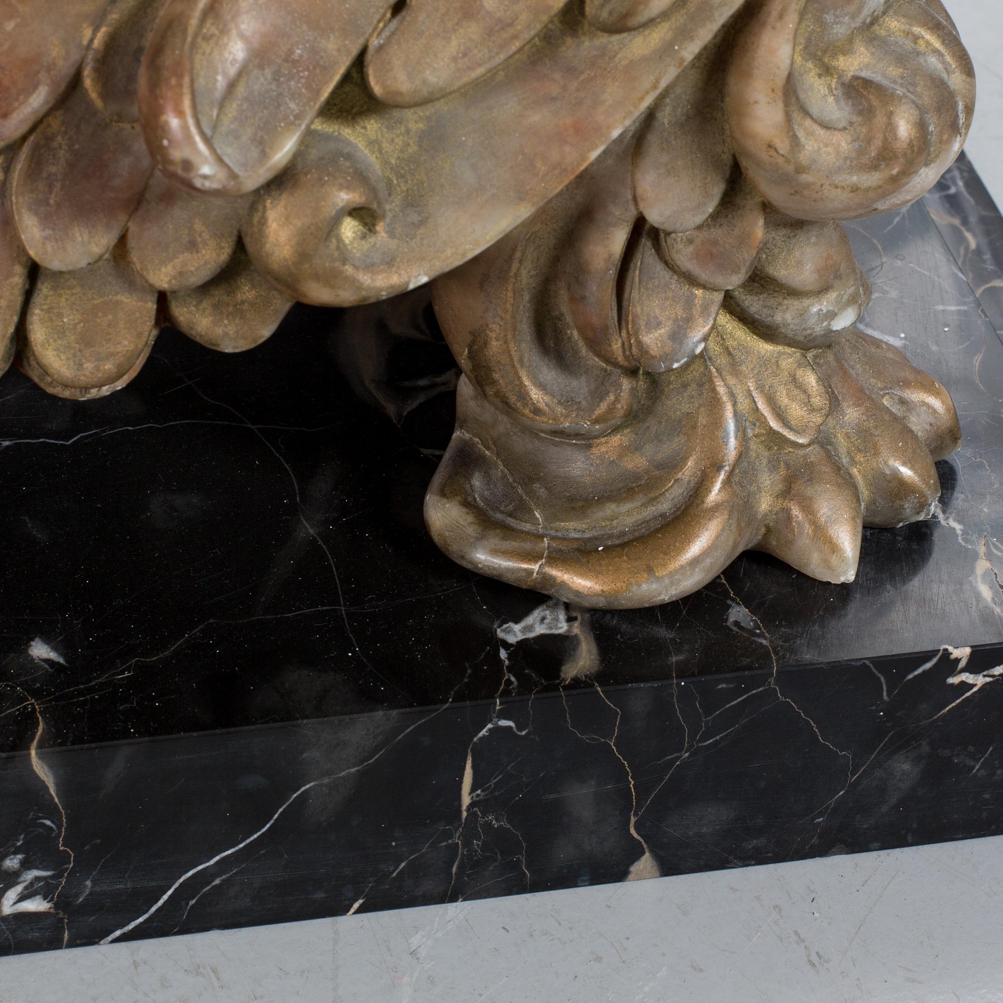 DANTE ZOI, alabaster signed and dated v-1924.