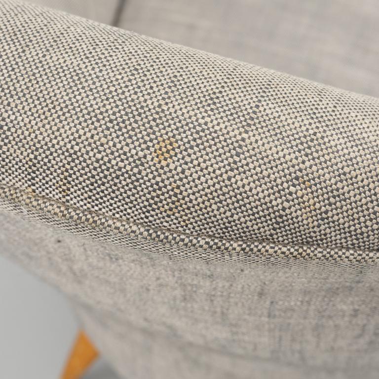 Kerstin Hörlin-Holmquist, a 'Lilla Eva' armchair and a 'Fikonlövet' ottoman, Triva, Nordiska Kompaniet.