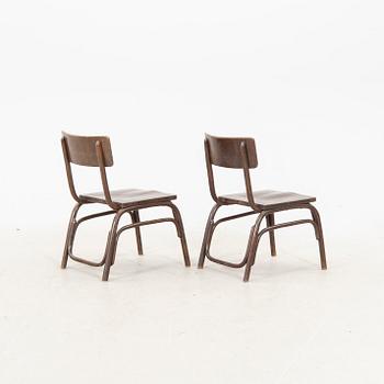 Ferdinand Kramer, stolar 2 st.,"B403". för Thonet, Österrike 1927,