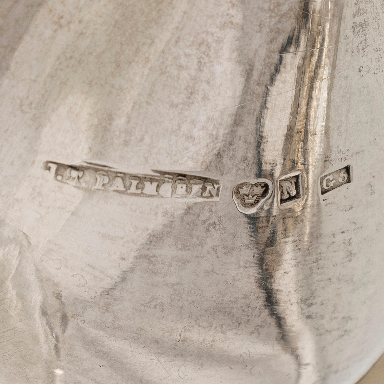 A Neo-Rococo silver bowl, maker's mark of Johan Theodor Palmgren, Norrköping, Sweden 1861. .