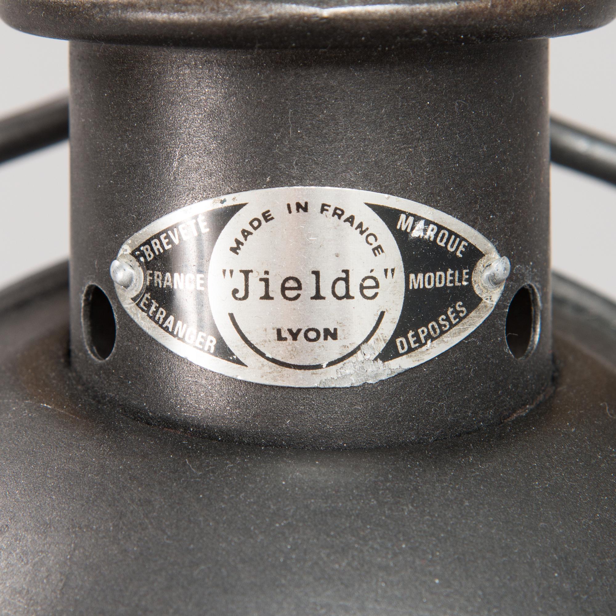 A Jielde industrial lamp / floor lamp, designed by Jean-Louis Domecq, Lyon, France.