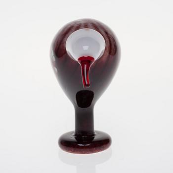FIGURIN, glas, signerad O. Toikka, Nuutajärvi 2010.