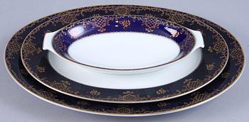 MATSERVIS, 54 delar, porslin, Rosenthal, 1900-talets mitt.