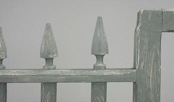 TRÄDGÅRDSGRINDAR, ett par, 1900-talet mitt.