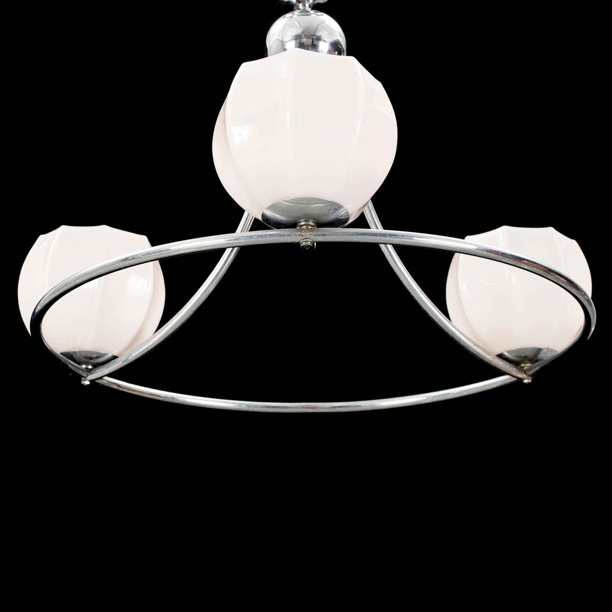 A mid- 20th century ceiling lamp.