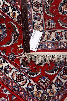 Matta, Isfahan part silke, ca. 317 x 202 cm.