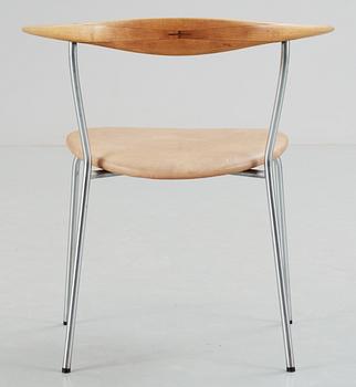 A set of six Hans J Wegner chairs, Johannes Hansen, Denmark 1950's, model 701.