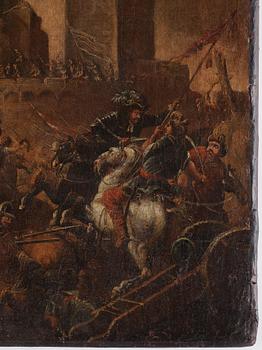 Jan Frans van Bredael Circle of, Battle between Christians and Turks.