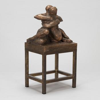 Taisto Martiskainen, skulptur, brons, signerad och daterad 1979.