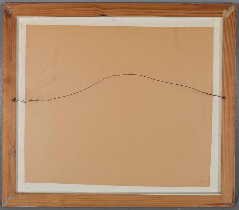 LAURI PARIKKA, akvarell, signerad.