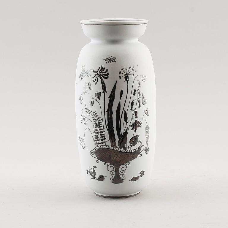VAS, stengods, "Grazia", Stig Lindberg, Gustavsberg 1900-talets mitt.