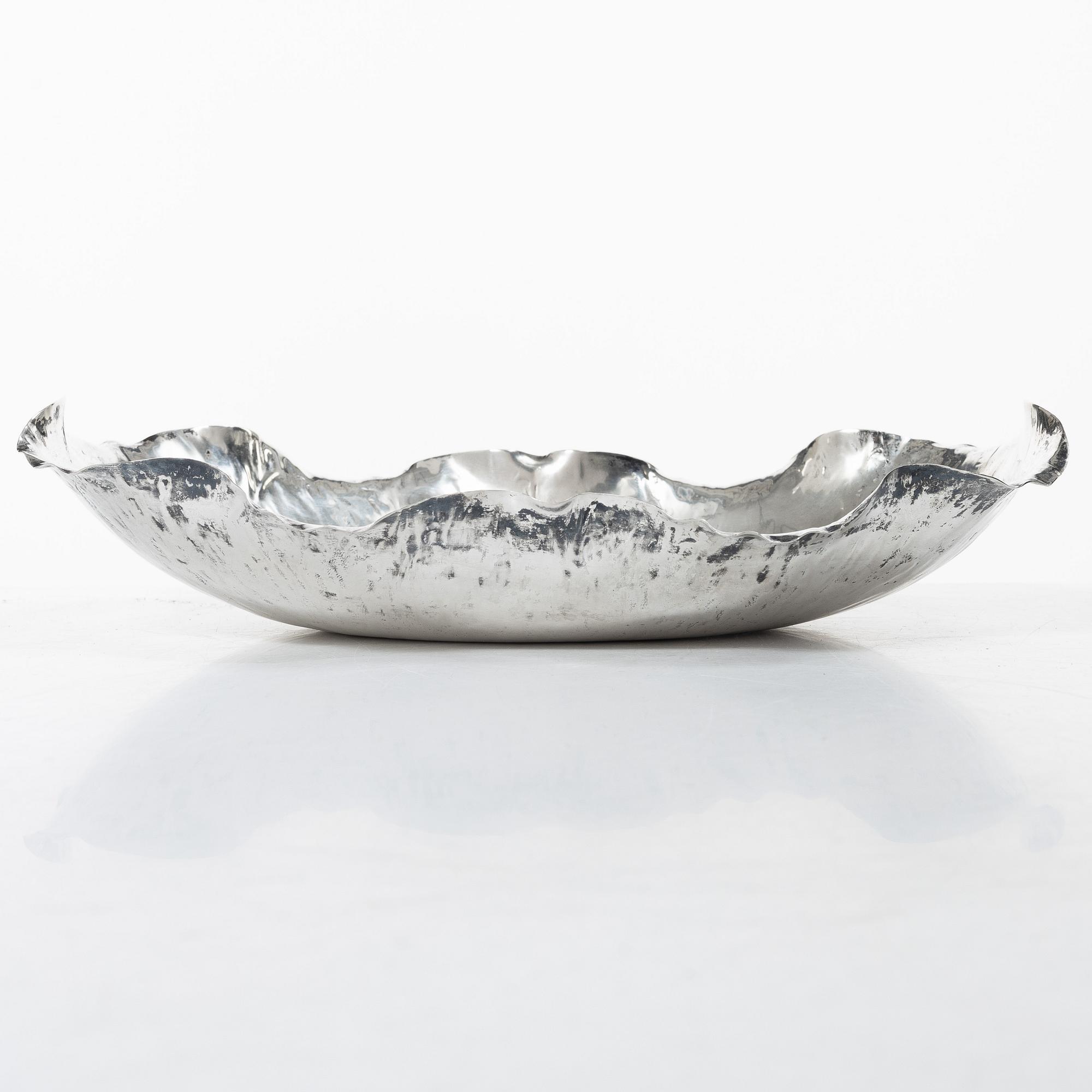 Bowl, silver, Italy, mid-20th century.