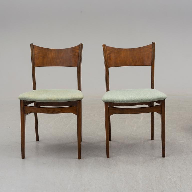 A set of six chairs, second half of the 20th century.