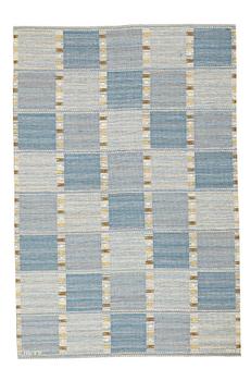 234. Barbro Nilsson, MATTO, "Falurutan, Duhs", flat weave, ca 220,5 x 146,5 cm, signed AB MMF BN.