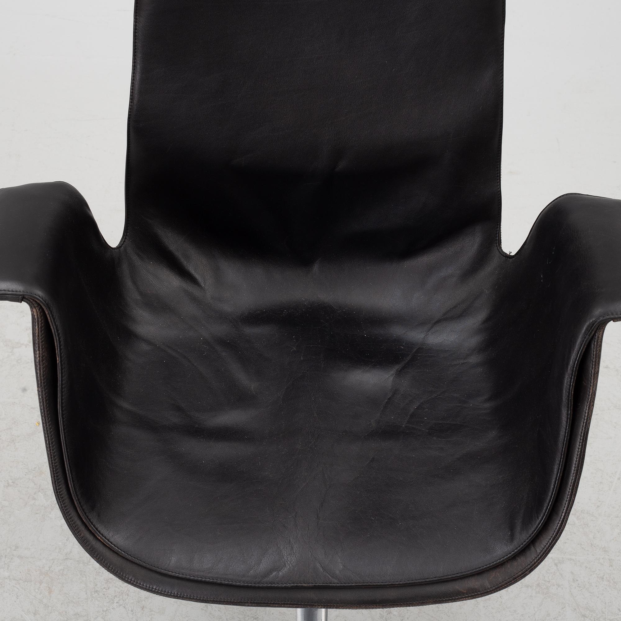 Preben Fabricius & Jørgen Kastholm, armchair model FK 6725 'Tulip, Kill International, 1960s.