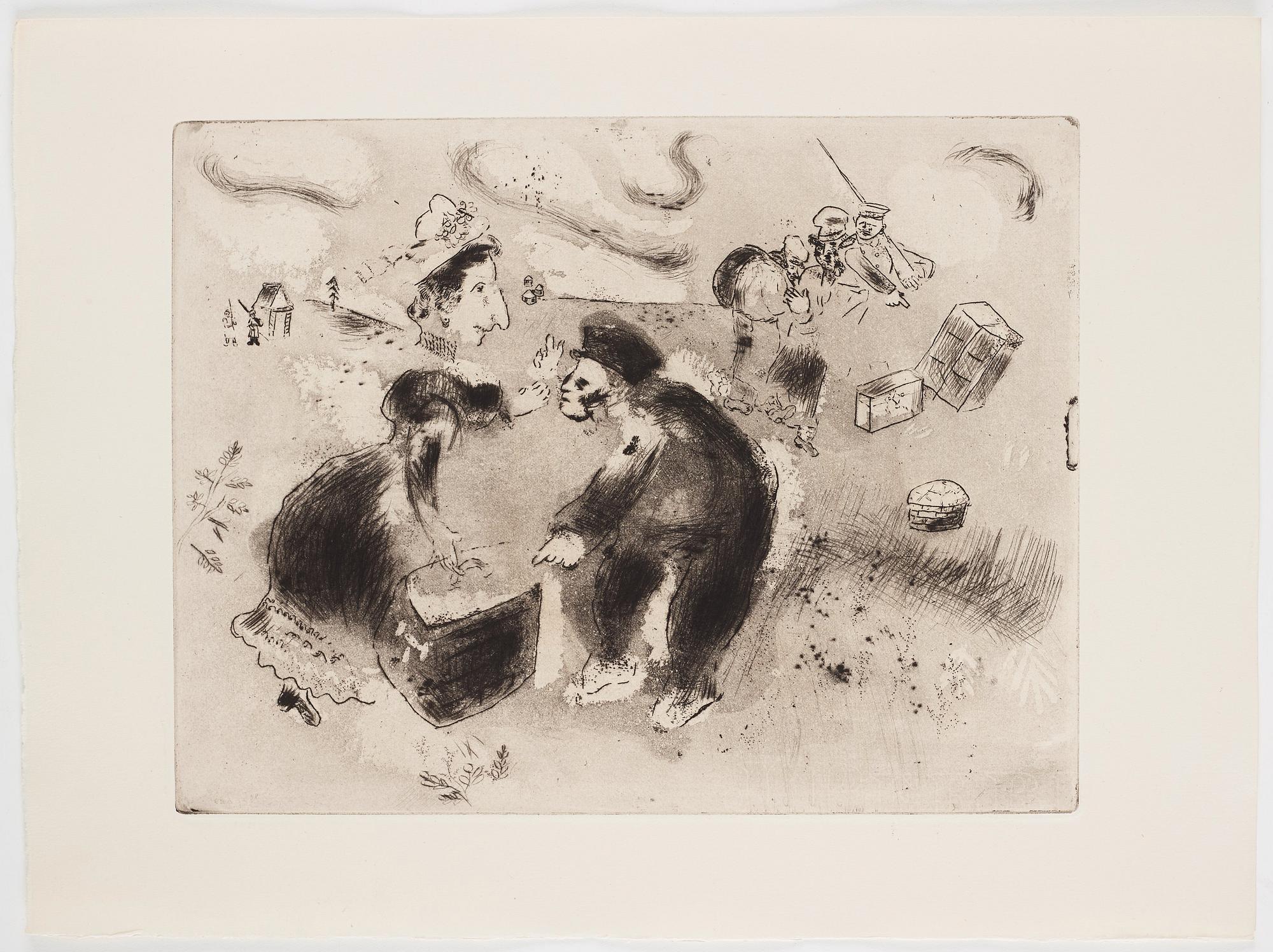 MARC CHAGALL, 71 st etsningar ur upplagan om 285 exemplar på Arches/MBM/J. Perrigot-papper, 1923-1948.