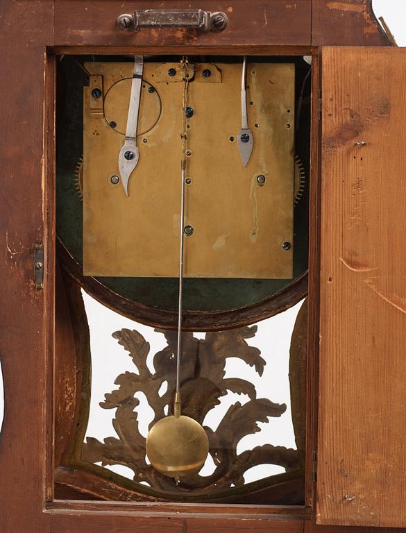 A Swedish Rococo bracket clock by Petter Ernst (1753-84).