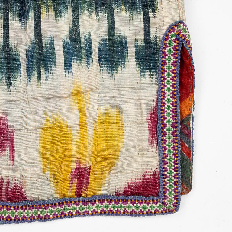 A silk and cotton Chapan, Central Asia, 1880s.