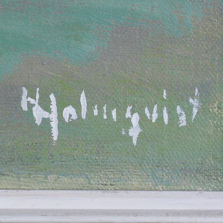 LOLO HOLMQUIST, olja på duk, signerad.