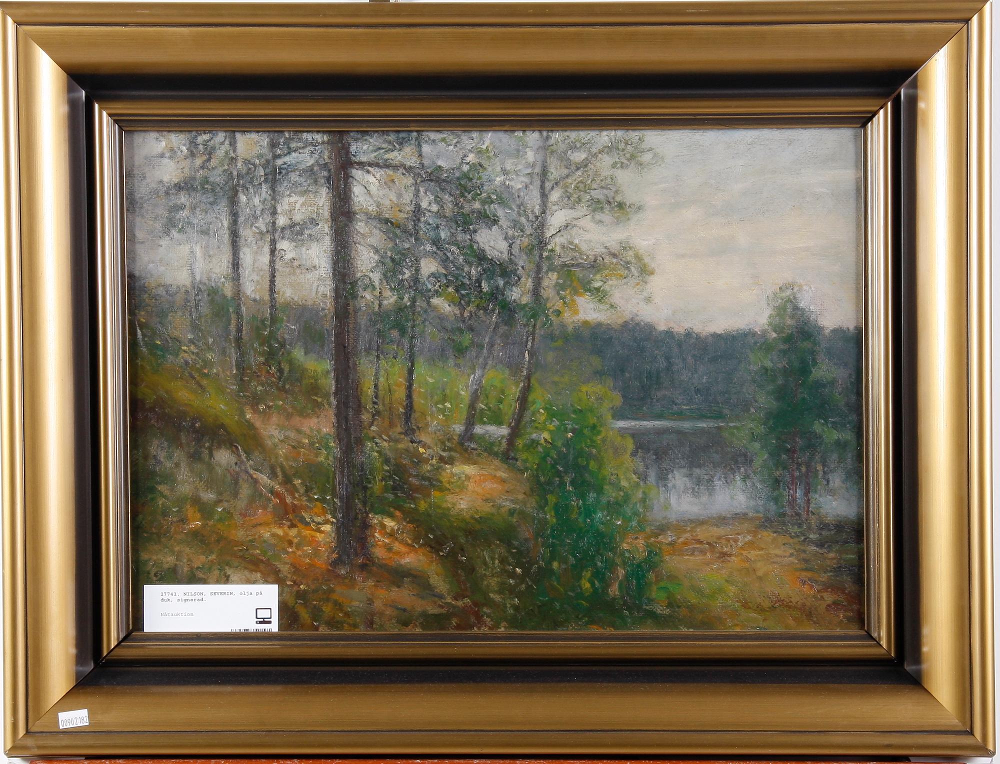 NILSON, SEVERIN, olja på duk, signerad.