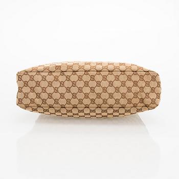 Gucci, a 'Horsebit Guccissima Canvas Hobo Bag'.