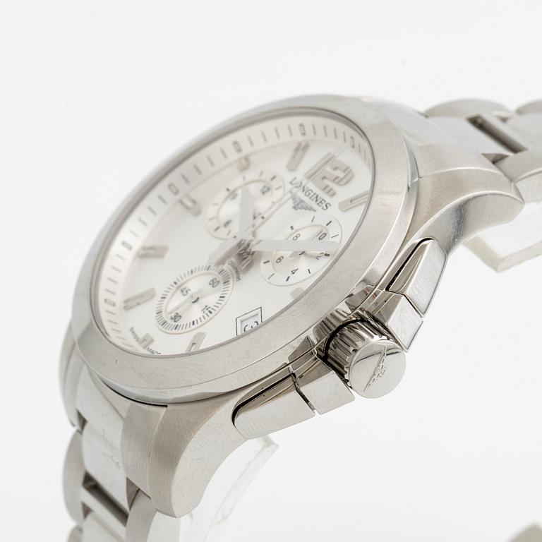 Longines, Conquest, kronograf, armbandsur, 41 mm.