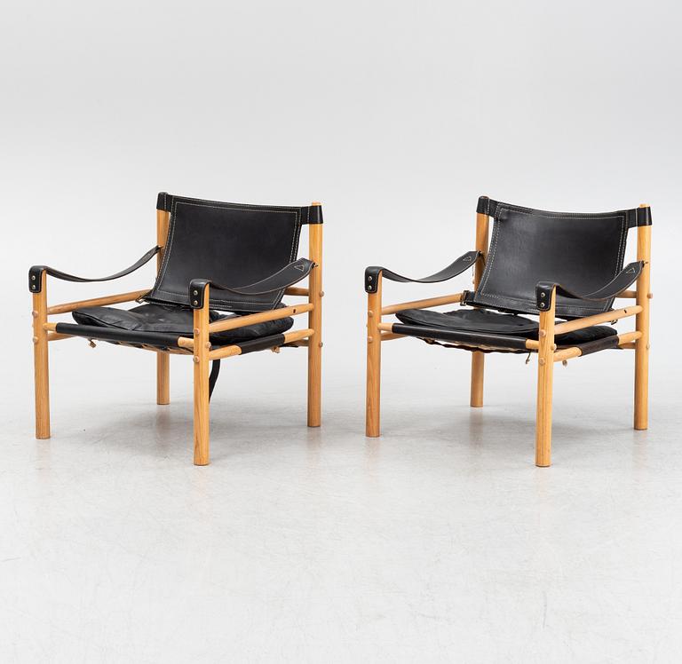 Arne Norell, a pair of 'Sirocco' armchairs, Norell Möbler AB, Sweden, second half of the 20th century.