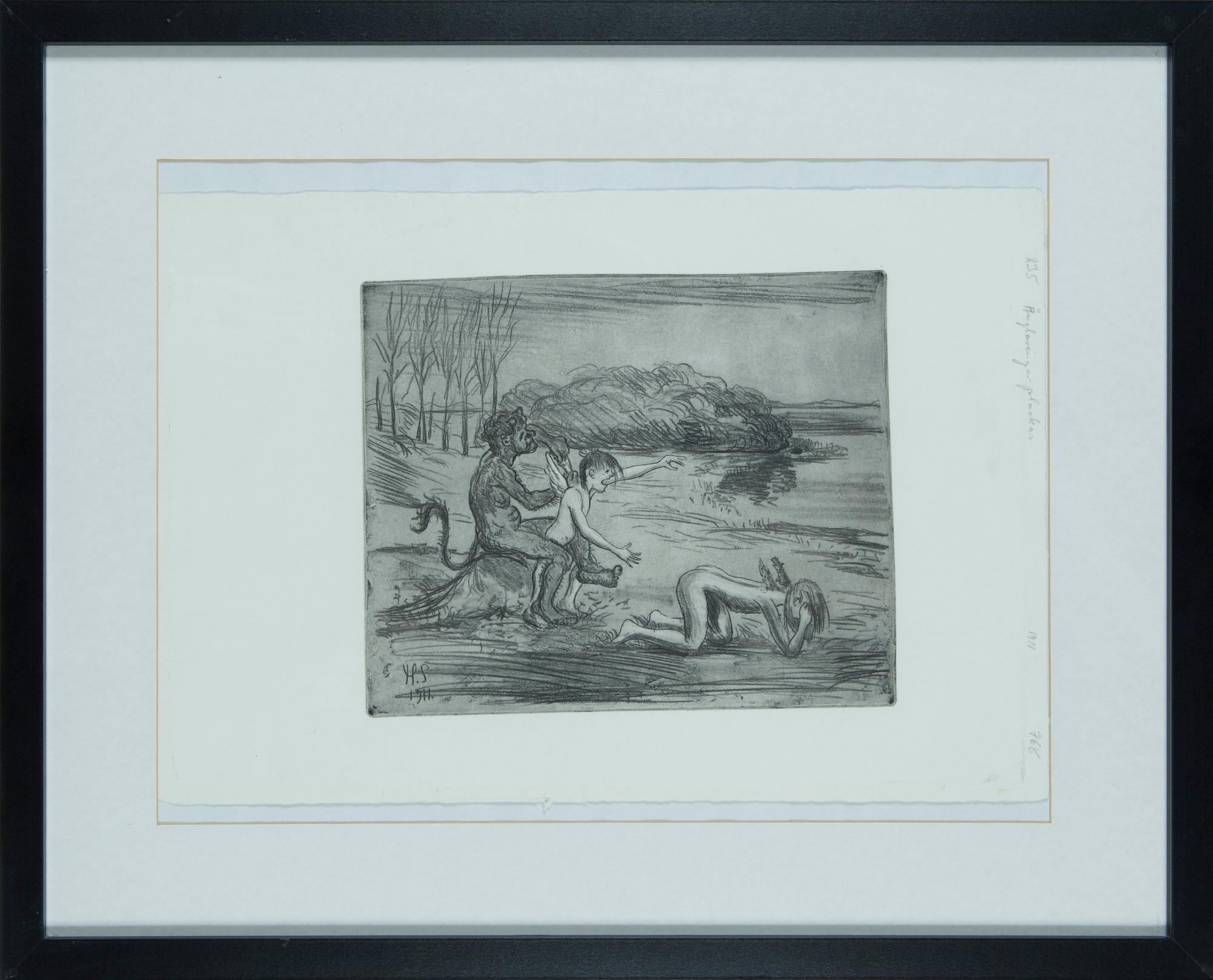 Hugo Simberg, "Änglavingar plockas". 1911.