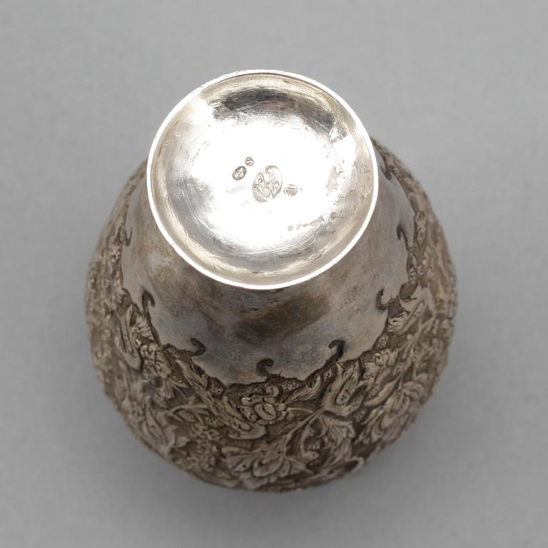 PARTI SILVER, 8 delar, Persien, 1800-/1900-tal, vikt ca 673 gram.