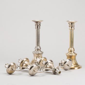 A COUPLE OF CANDELABRAS FROM IKEA "18th Century Swedish furniture at IKEA", 1990s.