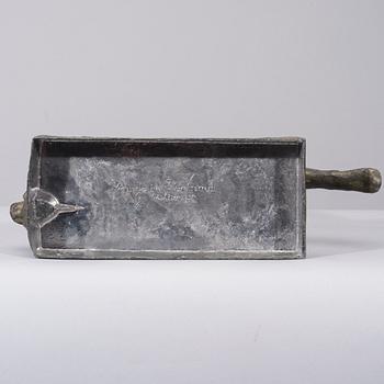 WÄINÖ AALTONEN, skulptur, "Paavo Nurmi", metallegering, 1950-tal.