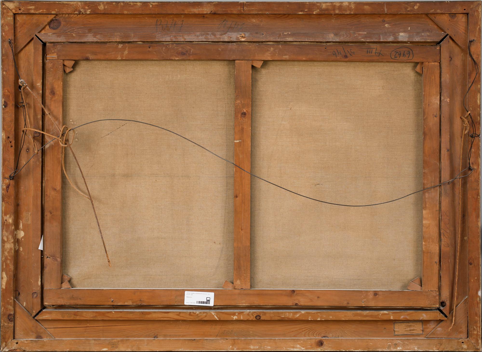 KAREL DOHNALEK tillskriven, olja på duk, sign.