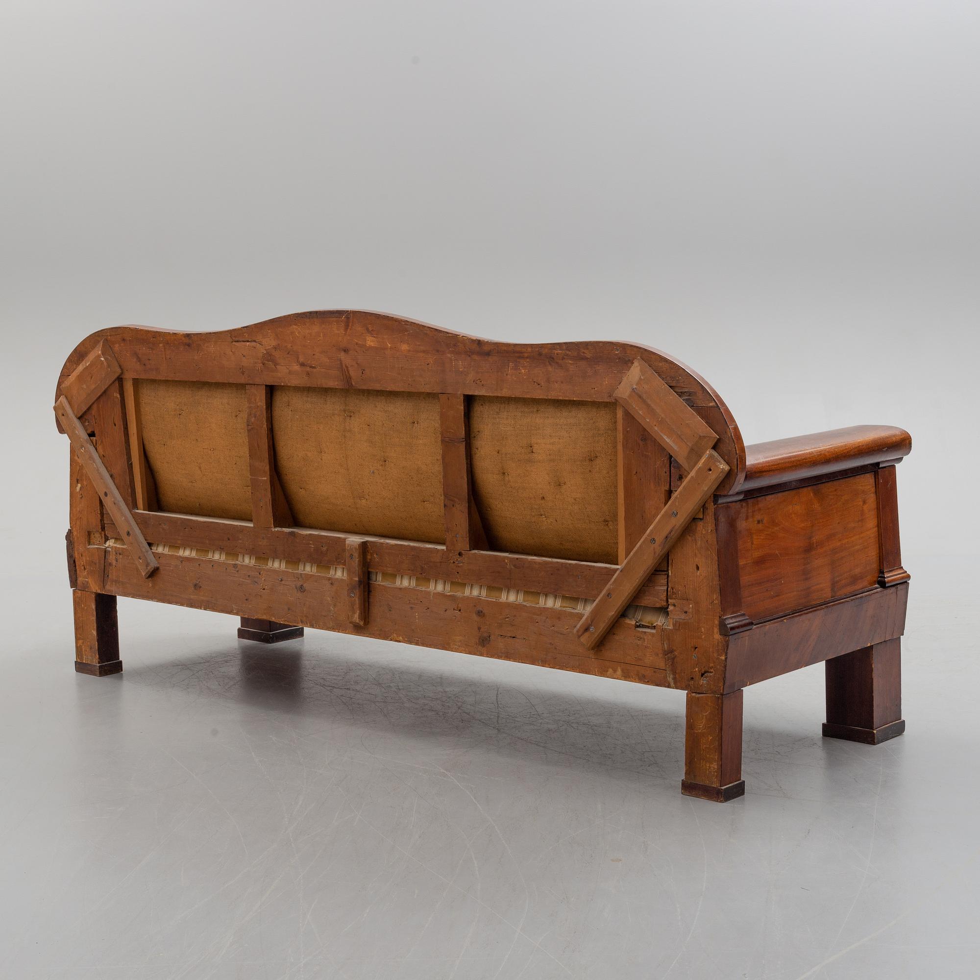 A six piece Empire/Empire style furniture suite, ealty 19th-early 20th Century.