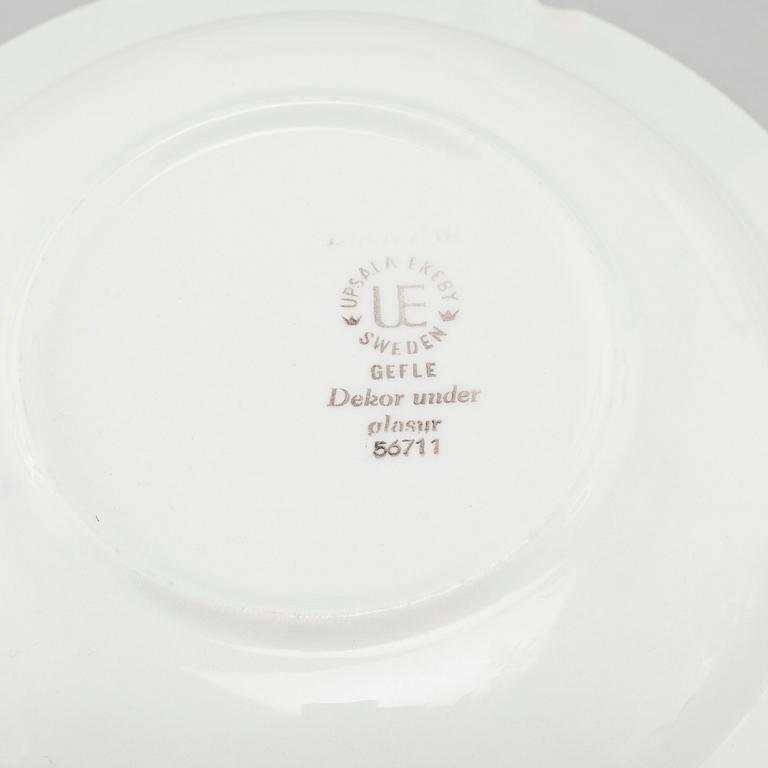 A mid 20th century "Droppar" tableware set of 23 pcs by Berit Ternell for Upsala Ekeby.
