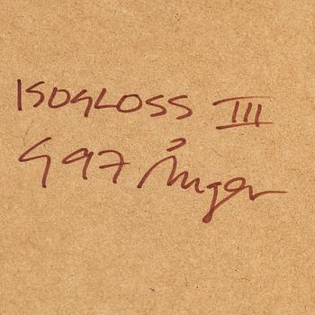 GUNNAR ÅNGER, painted wood, signed and dated -97 verso.