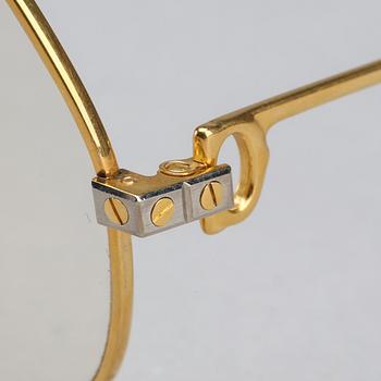 CARTIER, glasses.