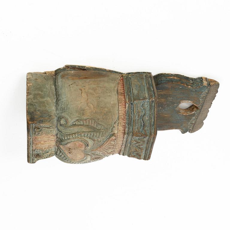 Spoon holder, folk art, Jämtland. 17th-18th century.