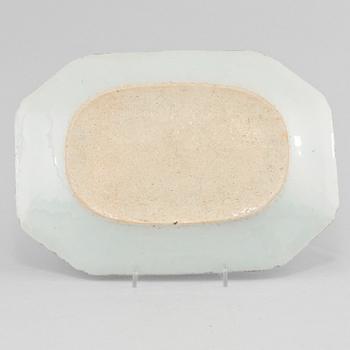 STEKFAT, porslin, Kina, 1700-tal.