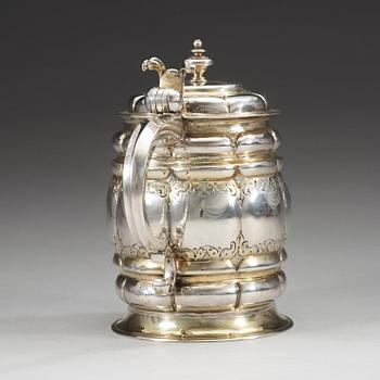 DRYCKESKANNA, av Marx II Schaller, Augsburg 1600-talets andra hälft.
