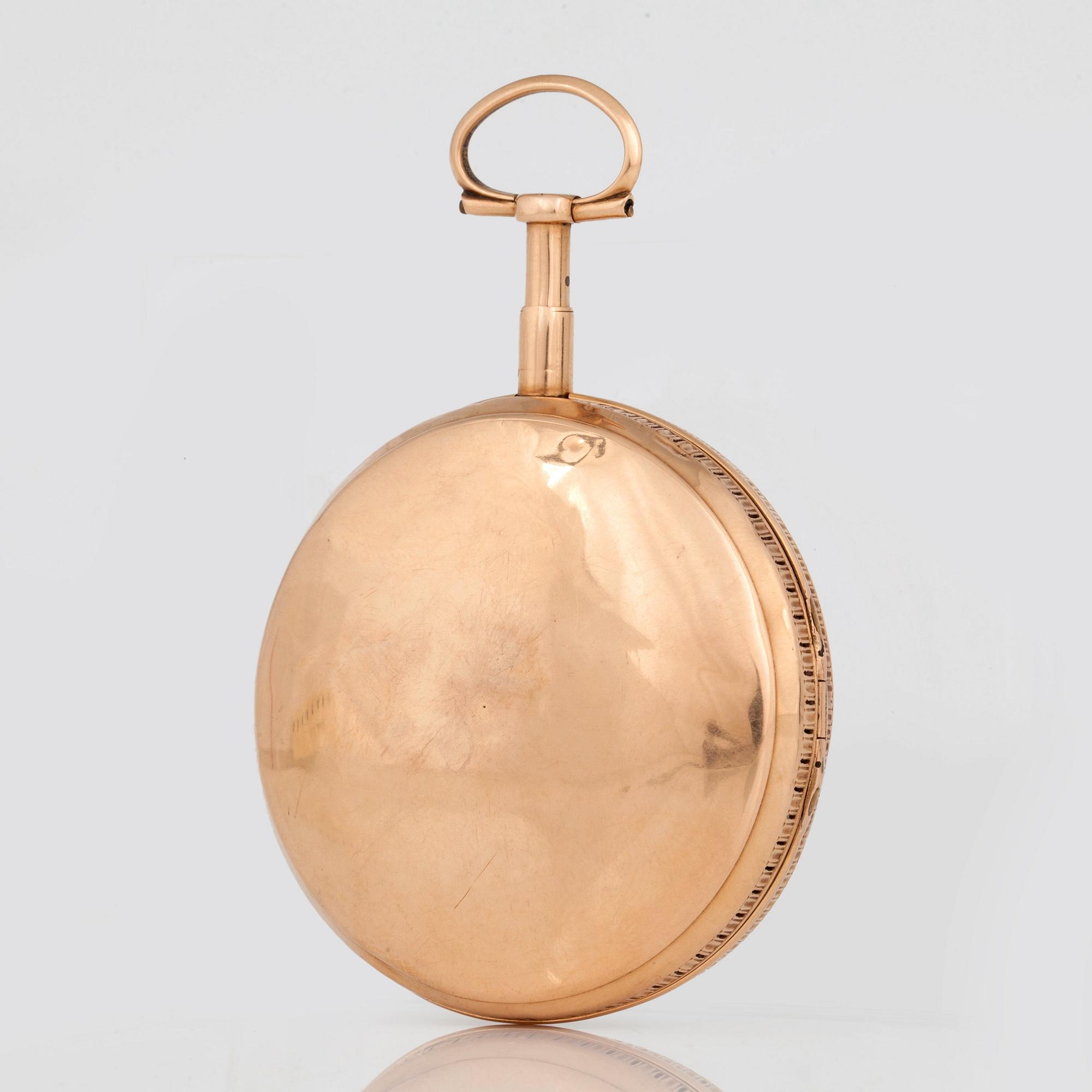 ROBERT ET COURVOISIER, fickur, 52,5 mm, kvartsrepeter,